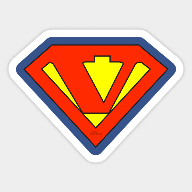 Super V Sticker by NN Tease